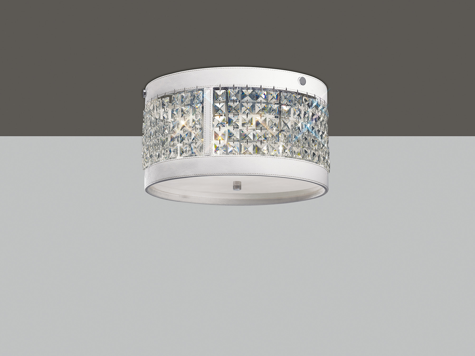 IL31020  Celsa Crystal  Flush Ceiling 3 Light